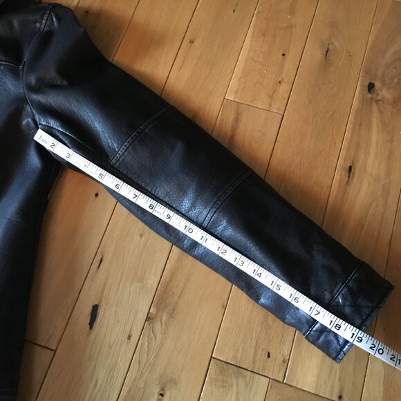 Point Zero Nicole Benisti Vegan Leather Moto Jacket - Picture 16 of 16